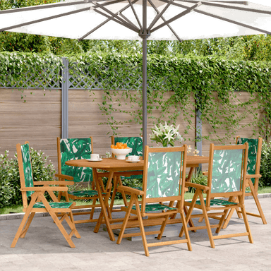 Vidaxl Lenestoler 6 stk grønn stoff