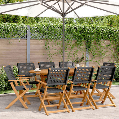 Vidaxl Sammenleggbare hagestoler 8 stk
