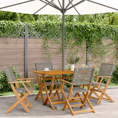 Vidaxl Sammenleggbare hagestoler 4 stk
