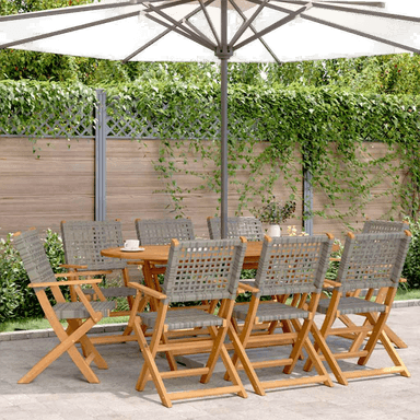 Vidaxl Sammenleggbare hagestoler 8 stk