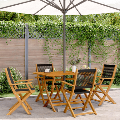 Vidaxl Sammenleggbare hagestoler 4 stk