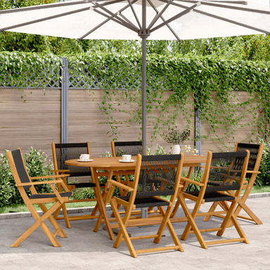 Vidaxl Sammenleggbare hagestoler 6 stk