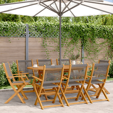 Vidaxl Sammenleggbare hagestoler 8 stk