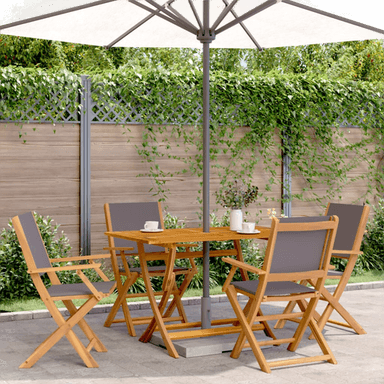 Vidaxl Sammenleggbare hagestoler 4 stk