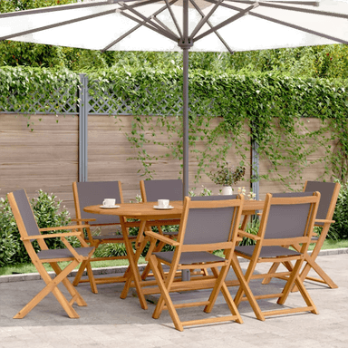 Vidaxl Sammenleggbare hagestoler 6 stk