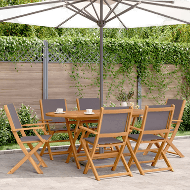 Vidaxl Sammenleggbare hagestoler 8 stk