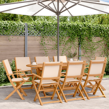 Vidaxl Sammenleggbare hagestoler 8 stk