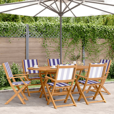 Vidaxl Sammenleggbare hagestoler 6 stk