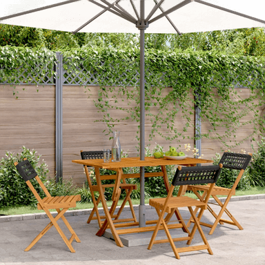 Vidaxl Sammenleggbare hagestoler 4 stk