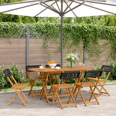 Vidaxl Sammenleggbare hagestoler 6 stk