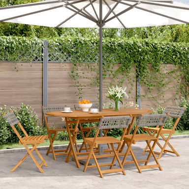 Vidaxl Sammenleggbare hagestoler 6 stk