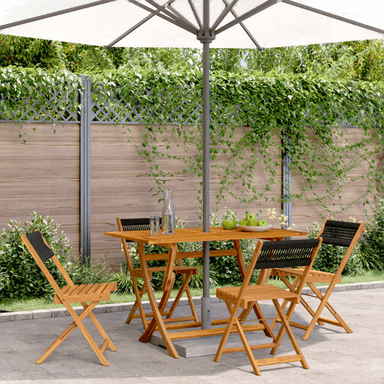 Vidaxl Sammenleggbare hagestoler 4 stk