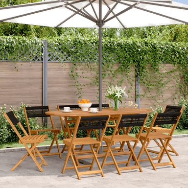 Vidaxl Sammenleggbare hagestoler 8 stk