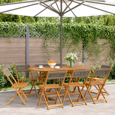 Vidaxl Sammenleggbare hagestoler 8 stk