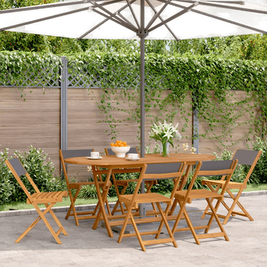 Vidaxl Sammenleggbare hagestoler 6 stk