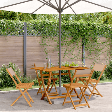 Vidaxl Sammenleggbare hagestoler 4 stk