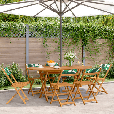 Vidaxl Sammenleggbare hagestoler 6 stk grønn