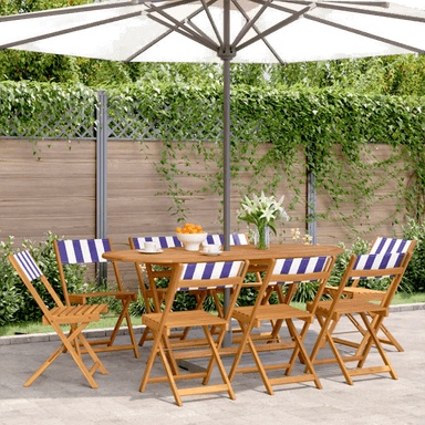 Vidaxl Sammenleggbare hagestoler 8 stk