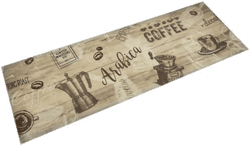 Vidaxl Kjøkkenteppe Coffee 60x180 cm