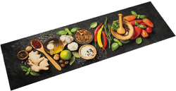 Vidaxl Kjøkkenteppe krydder 45x150 cm