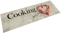 vidaXL Kjøkkenteppe Peper 45x150 cm