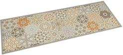 vidaXL Kjøkkenteppe Hexagon pastell 45x150 cm