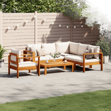 Vidaxl Hagesofasett 5 deler