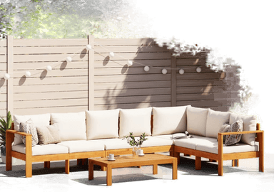 Vidaxl Hagesofasett 5 deler