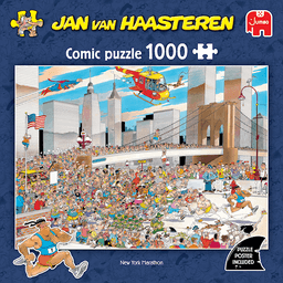 Adlibris Jan van Haasteren New York Marathon Puslespill 1000 brikker