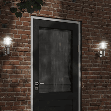 Vidaxl Veggmontert utelamper 2 stk