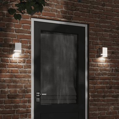 Vidaxl Veggmontert utelampe sølv