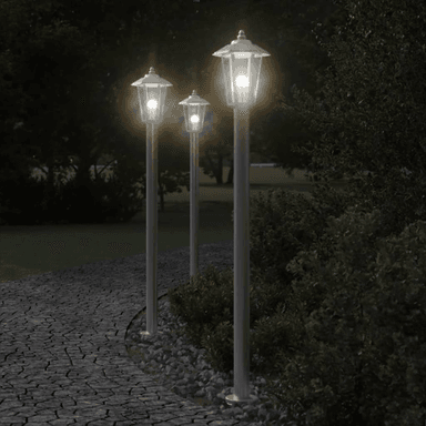 Vidaxl Utendørs gulvlamper 3 stk 120 cm