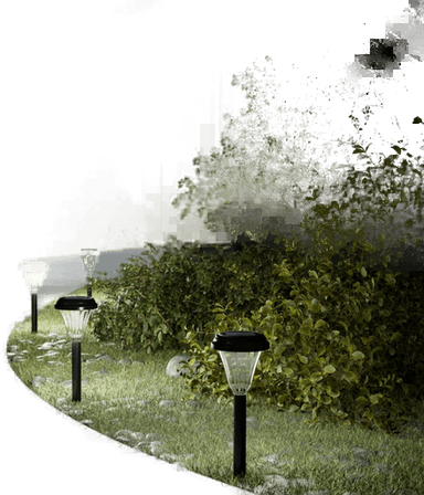 Vidaxl Soldrevne lamper 12 stk hvit