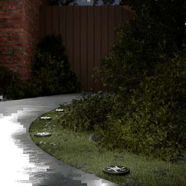 Vidaxl Soldrevne bakkelys 12 stk varmhvit