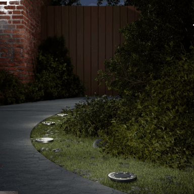 Vidaxl Soldrevne bakkelys 4 stk varmhvit