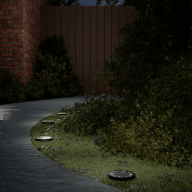 Vidaxl Soldrevne bakkelys 4 stk varmhvit