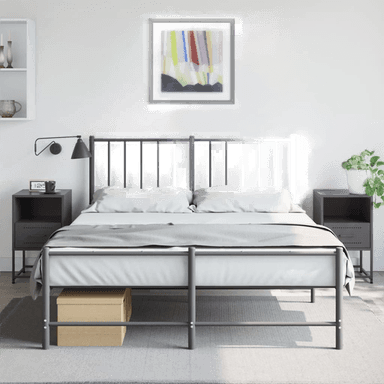 Vidaxl Nattbord 2 stk svart 36x39x60,5 cm