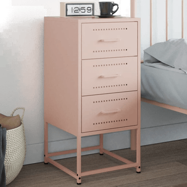 Vidaxl Nattbord rosa 36x39 cm