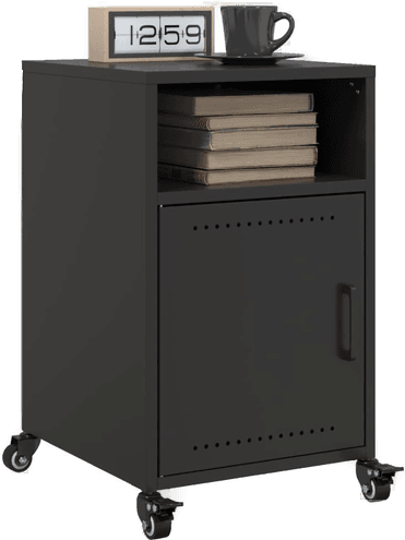 Vidaxl Nattbord 36x39 cm svart 2 stk