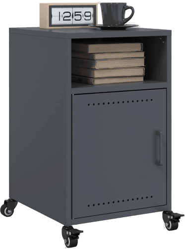 Vidaxl Nattbord 2 stk antrasitt 36x39 cm