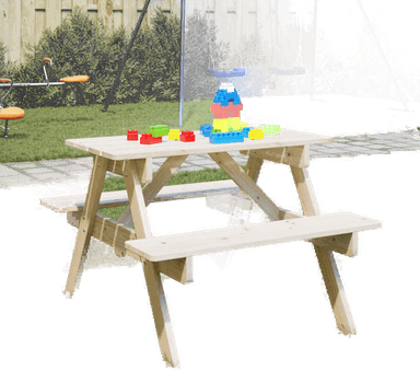 Vidaxl Piknikbord for barn