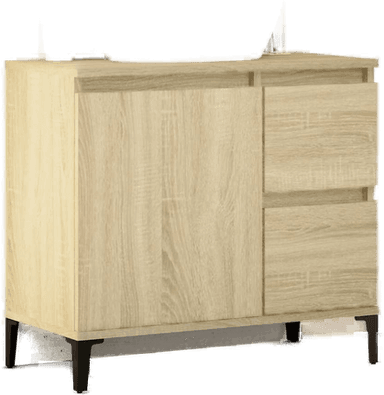 Vidaxl Baderomsskap sonoma eik 65x33 cm