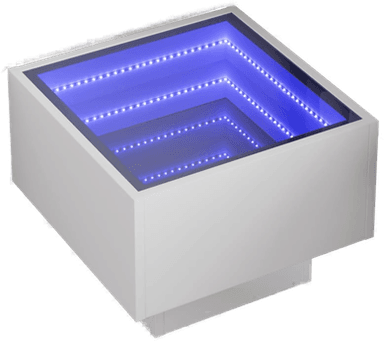 Vidaxl Salongbord Infinity LED 40x40 cm