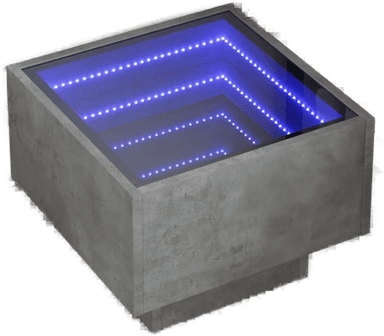 Vidaxl Salongbord Infinity LED 40x40 cm