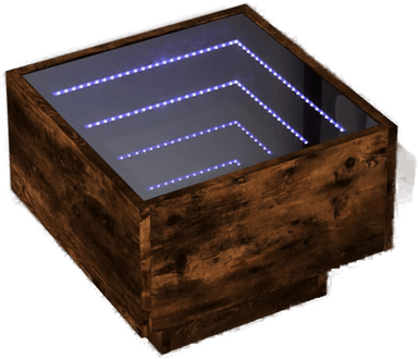 Vidaxl Salongbord Infinity LED 40x40 cm