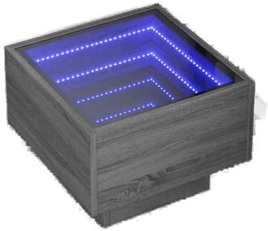 Vidaxl Salongbord Infinity LED 40x40 cm