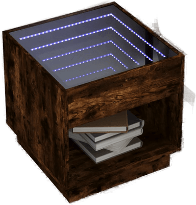 Vidaxl Salongbord Infinity LED 50x50 cm