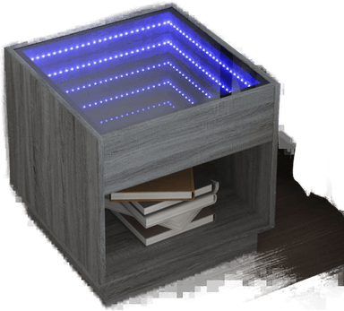 Vidaxl Salongbord Infinity LED 50x50 cm