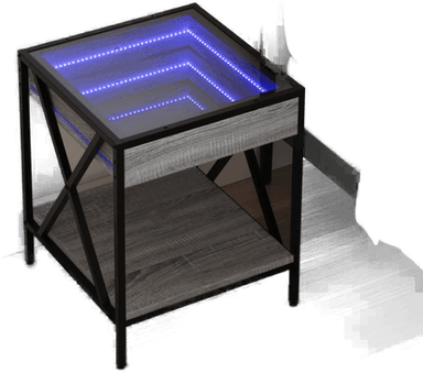 Vidaxl Salongbord Infinity LED 40x40 cm