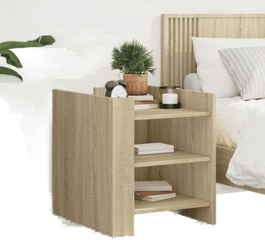 Vidaxl Nattbord sonoma eik 45x50 cm